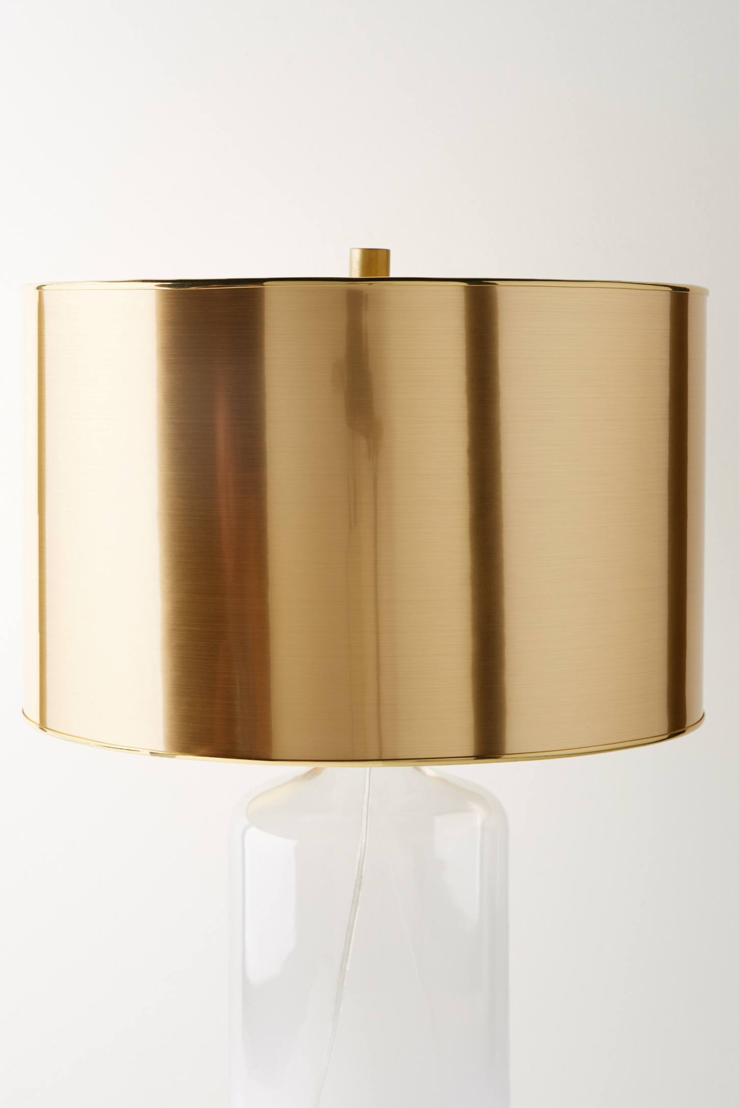 Anthropologie + Metallic Lamp Shade