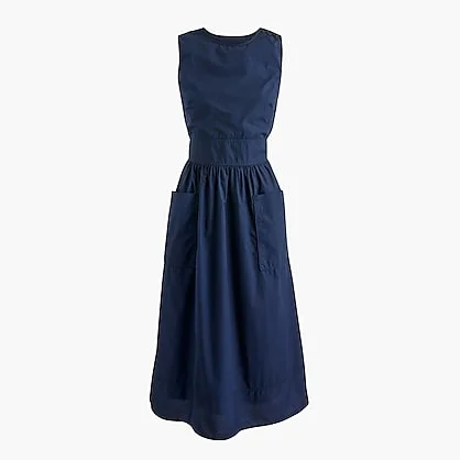 J.Crew + Cotton poplin apron dress