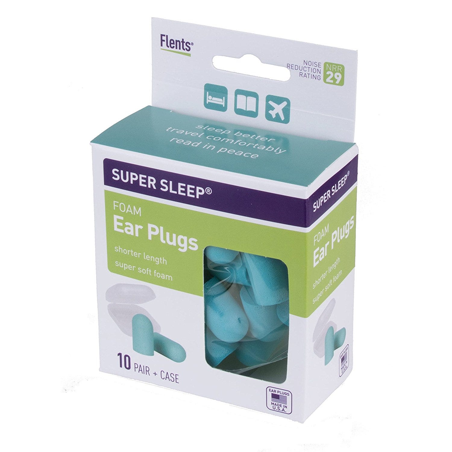 Flents + Flents Super Sleep Comfort Foam Ear Plugs
