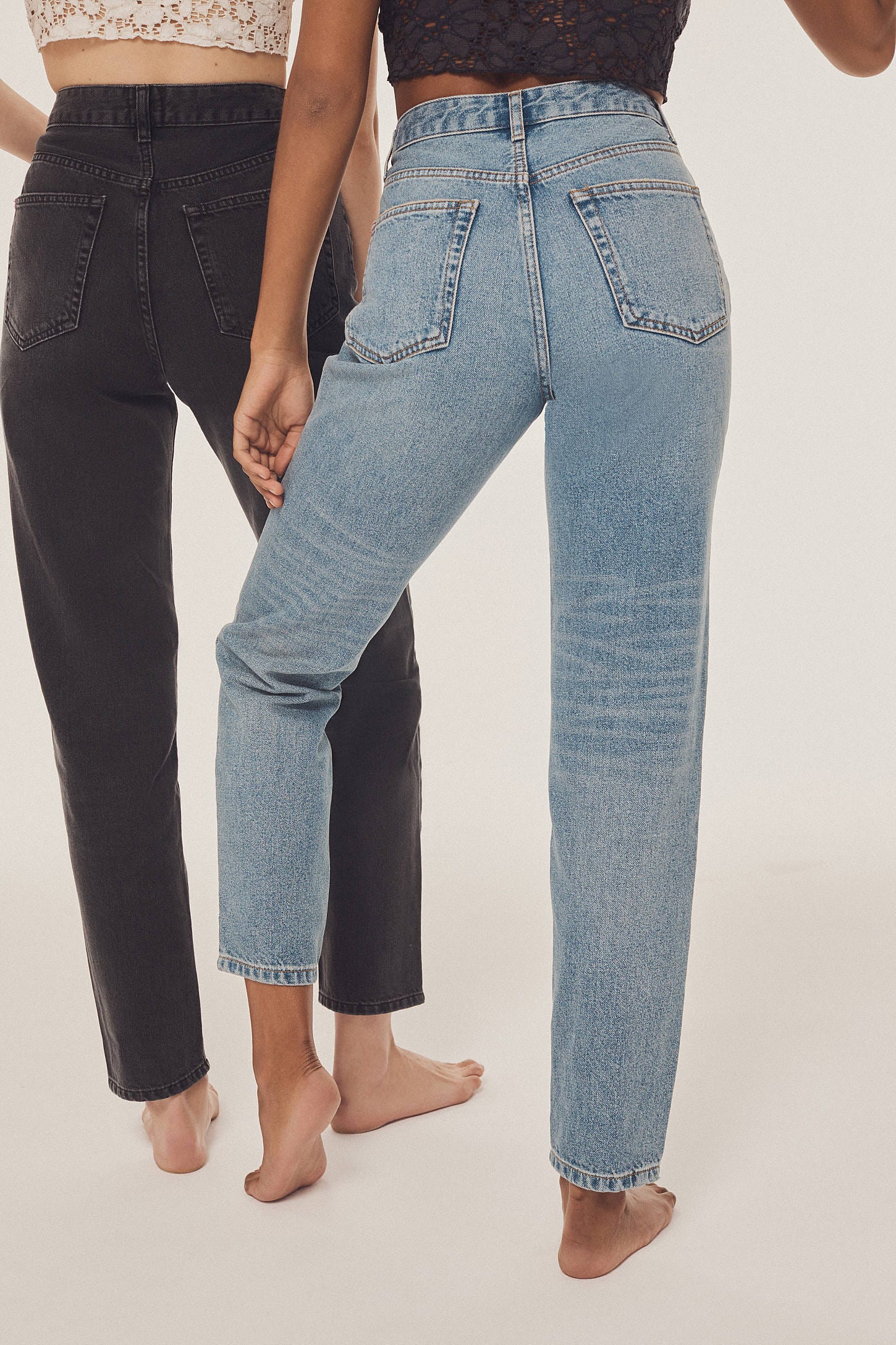 high rise mom jeans for women