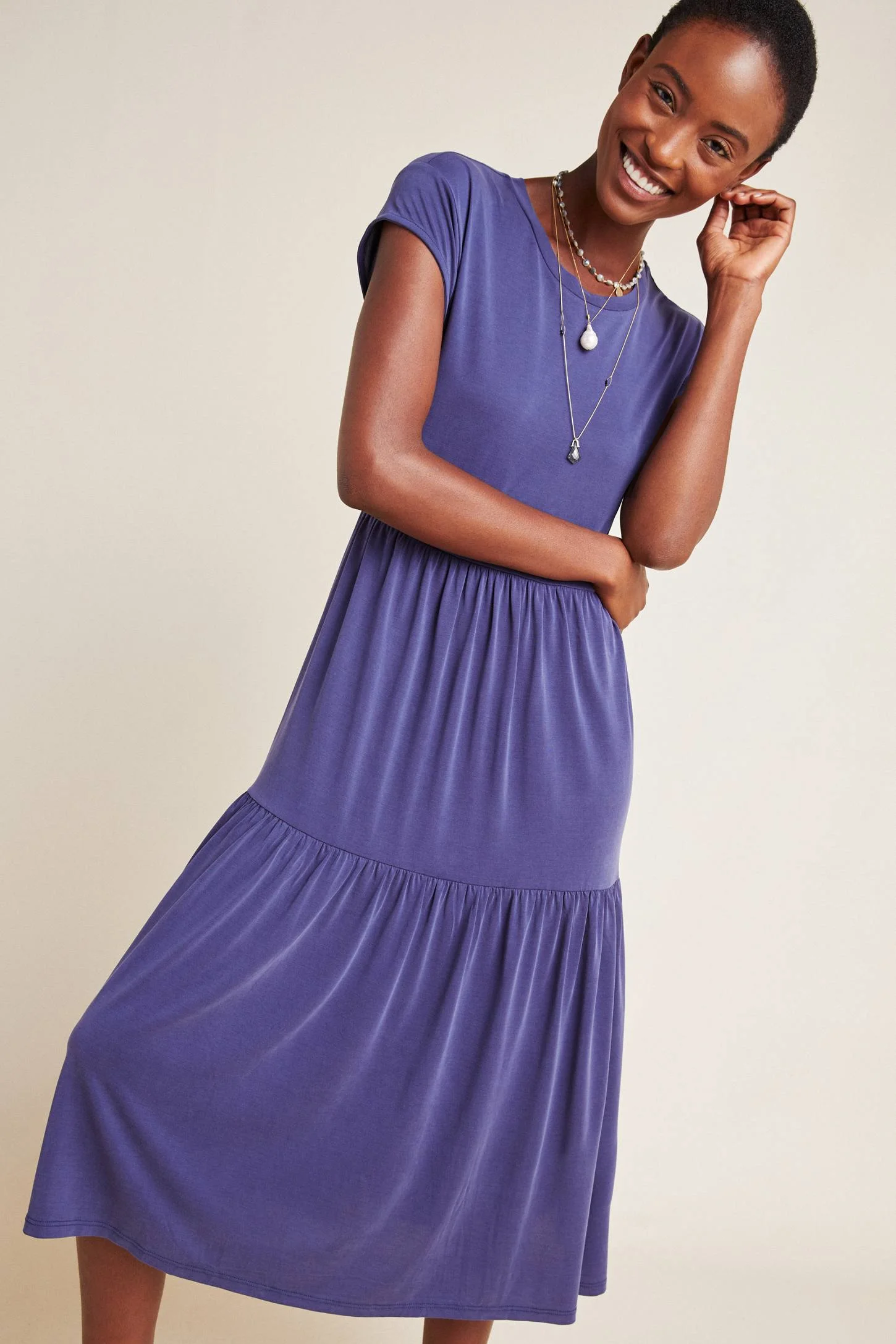 silk wrap dress midi MARIGOLD Silk Wrap Midi Dress