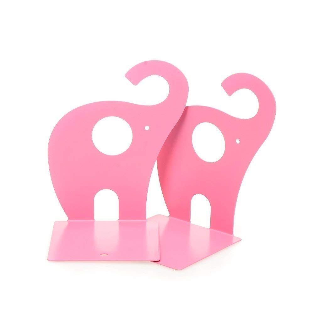 Topbuti + Pink Elephant Bookends, 1 pair