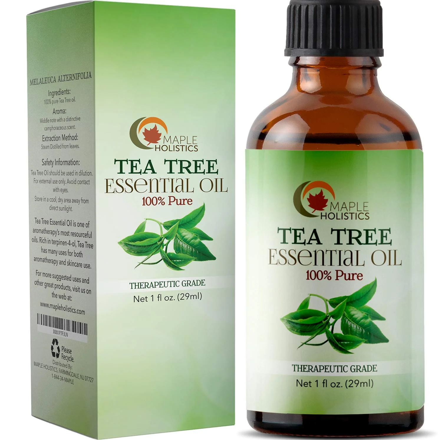 Maple Holistics + 100% Pure Tea Tree Oil