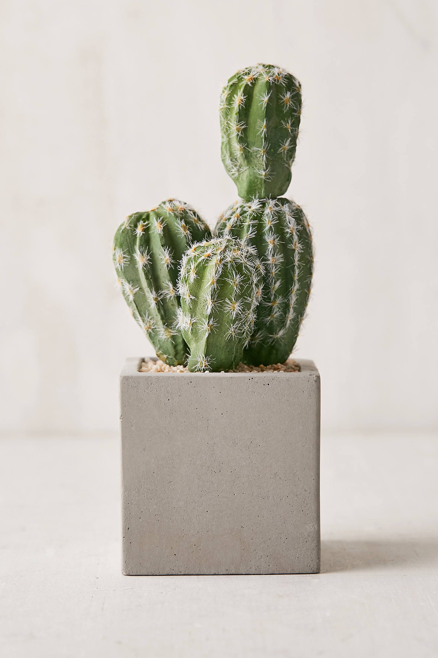Urban Outfitters + Concrete Potted Faux Cactus