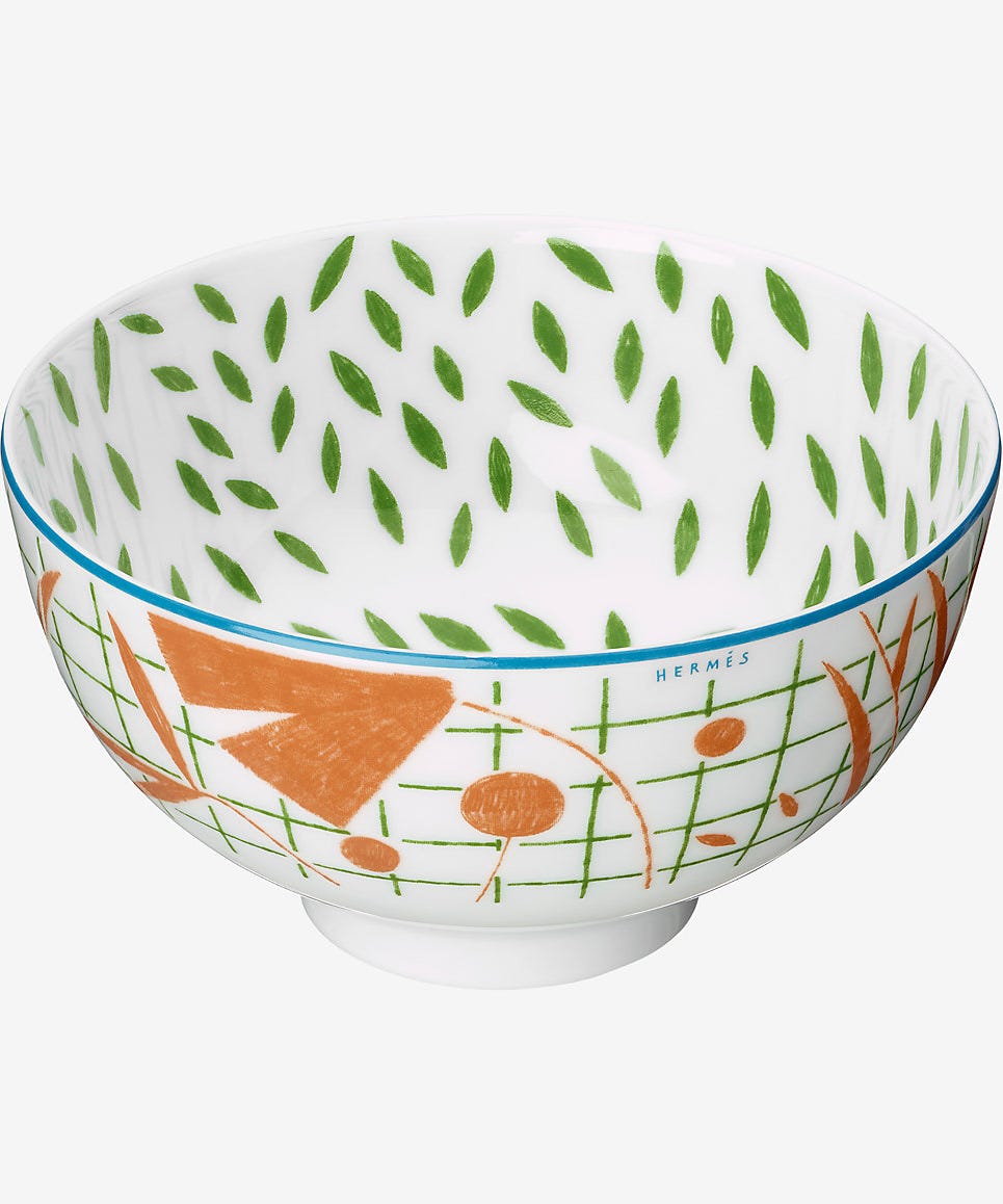 New Hermes Tableware Collection A Walk in the Garden